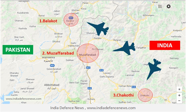 Indian Air Force Attacks Three Terrorist Camps In Pakistan